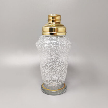 1960s Cocktail Shaker Set with Four Glasses. Made in Italy - Image 3