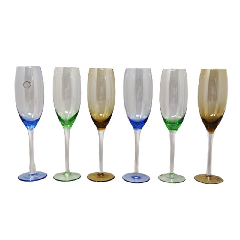 1970s Set of Six Murano Glasses by Nason