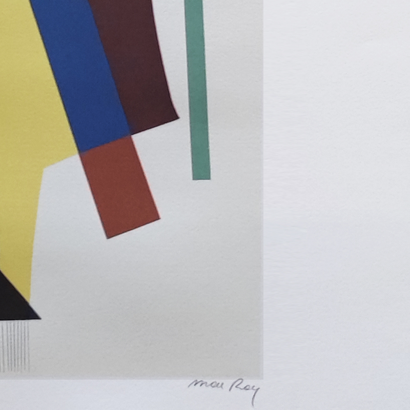 1970s Original Man Ray "Concrete Mixer" Limited Edition Lithograph