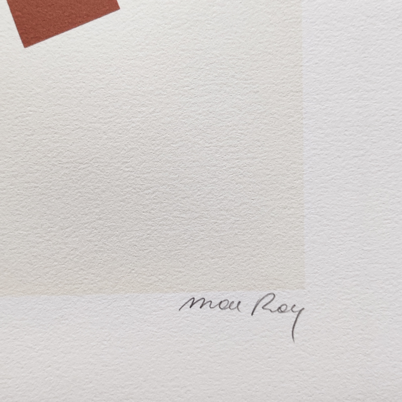 1970s Original Man Ray "Concrete Mixer" Limited Edition Lithograph