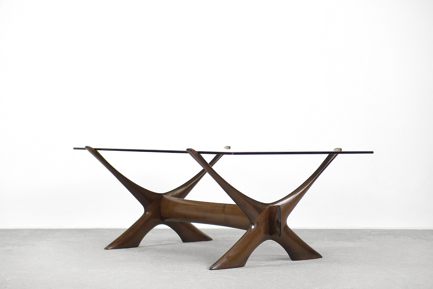 Mid-Century Modern Scandinavian Walnut Condor Coffee Table by Fredrik Schriever-Abeln, 1960s