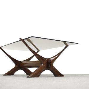 Mid-Century Modern Scandinavian Walnut Condor Coffee Table by Fredrik Schriever-Abeln, 1960s