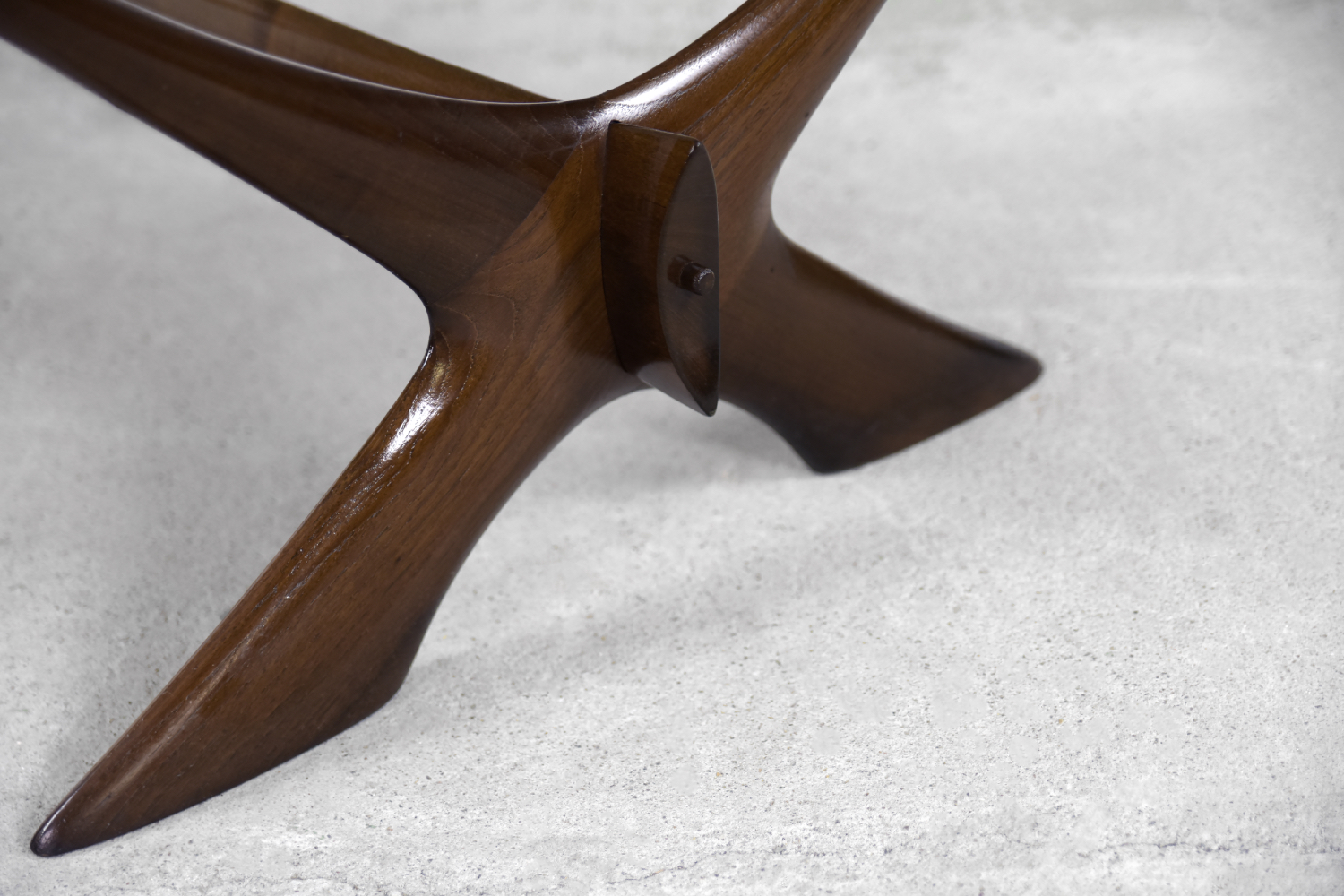 Mid-Century Modern Scandinavian Walnut Condor Coffee Table by Fredrik Schriever-Abeln, 1960s