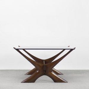 Mid-Century Modern Scandinavian Walnut Condor Coffee Table by Fredrik Schriever-Abeln, 1960s