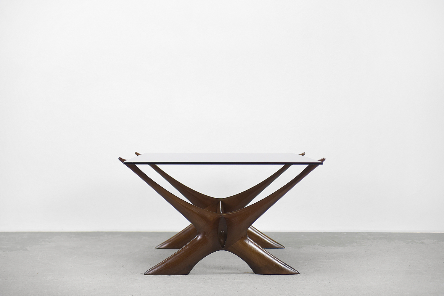 Mid-Century Modern Scandinavian Walnut Condor Coffee Table by Fredrik Schriever-Abeln, 1960s