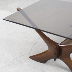 Mid-Century Modern Scandinavian Walnut Condor Coffee Table by Fredrik Schriever-Abeln, 1960s