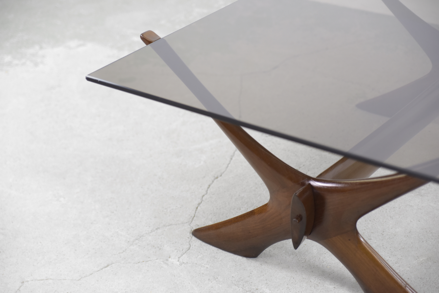 Mid-Century Modern Scandinavian Walnut Condor Coffee Table by Fredrik Schriever-Abeln, 1960s