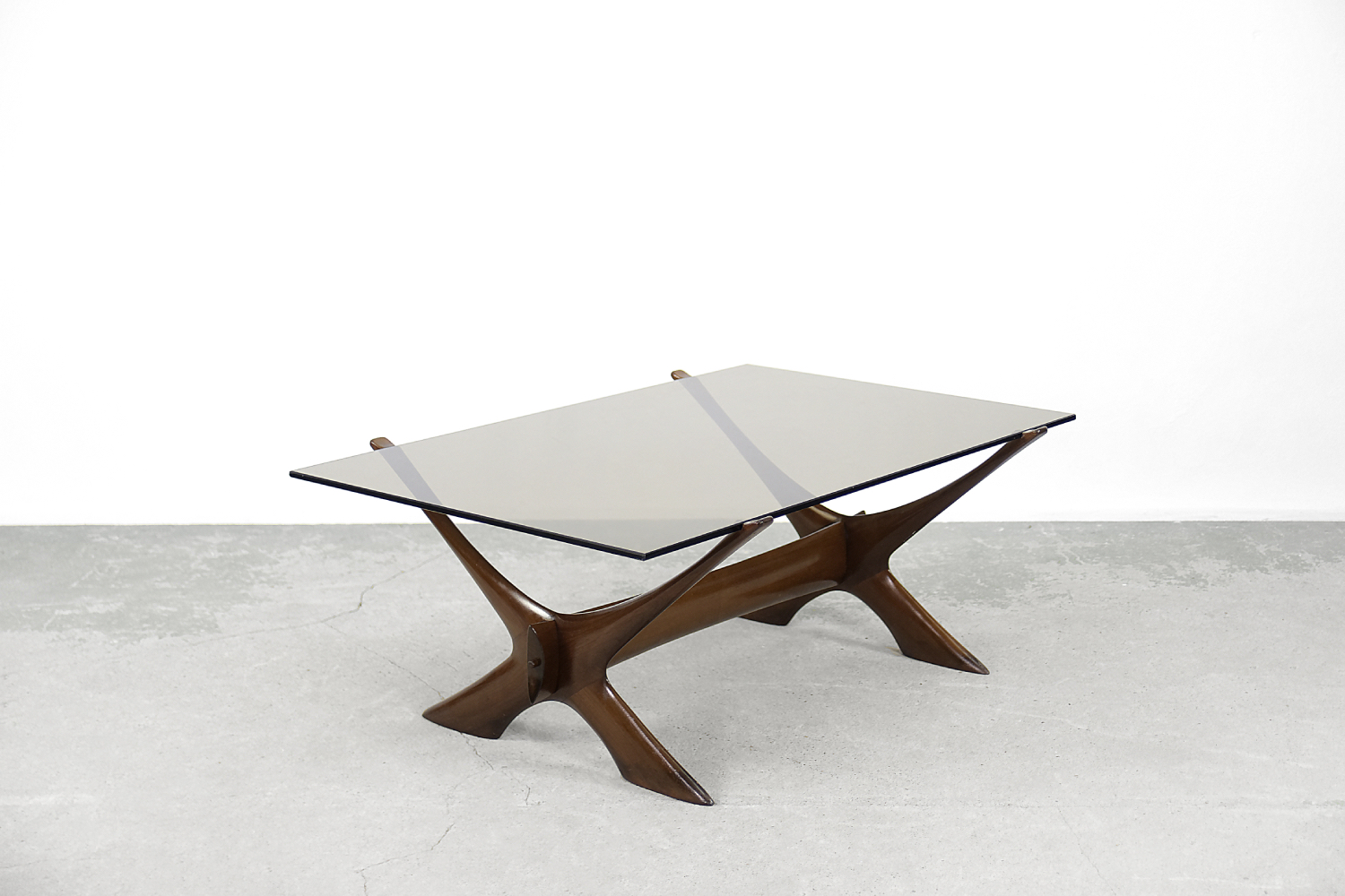 Mid-Century Modern Scandinavian Walnut Condor Coffee Table by Fredrik Schriever-Abeln, 1960s