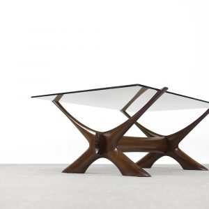 Mid-Century Modern Scandinavian Walnut Condor Coffee Table by Fredrik Schriever-Abeln, 1960s