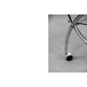Vintage Glamour Art déco Bar Cart Chrome & Smoked Glass, IKEA, 1970s