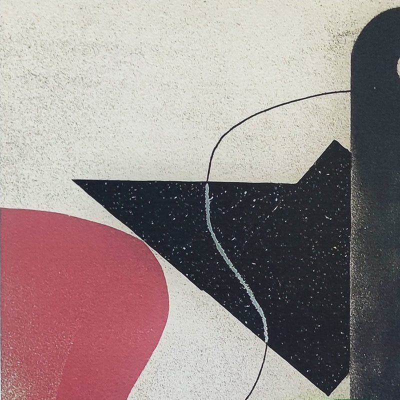 1970s Original Astonishing Man Ray "Aerograph" Limited Edition Lithograph