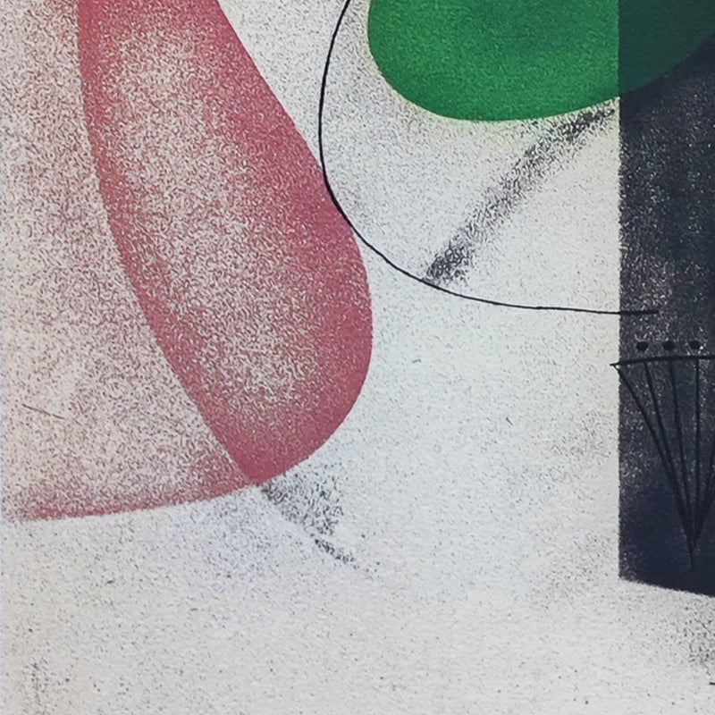 1970s Original Astonishing Man Ray "Aerograph" Limited Edition Lithograph