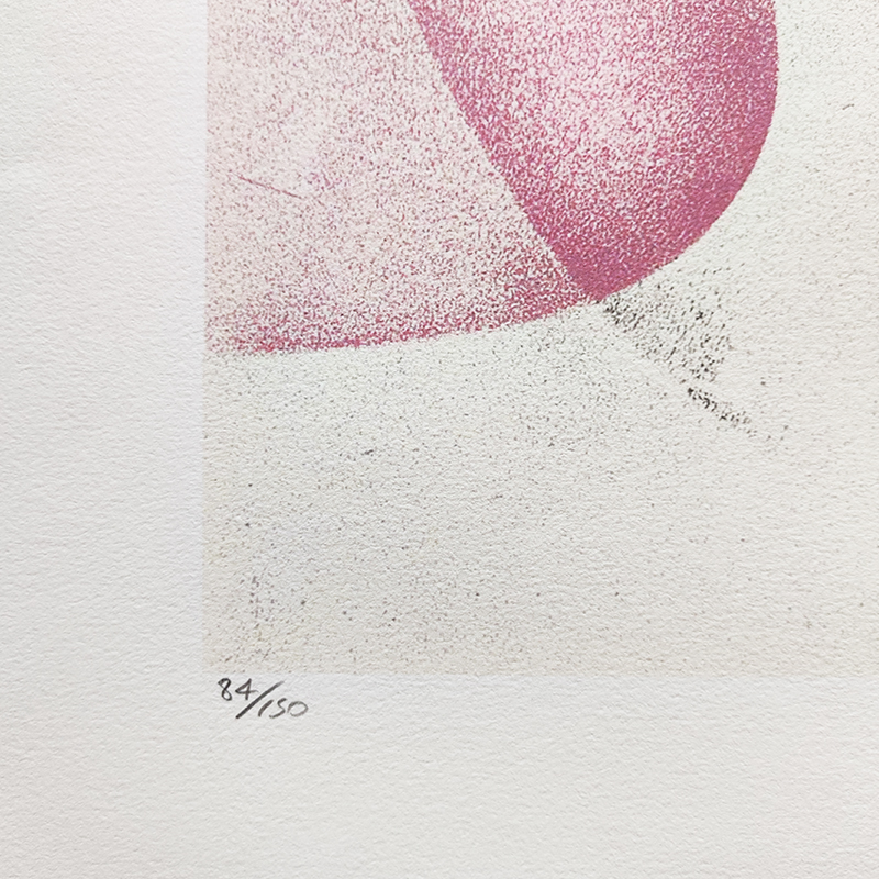 1970s Original Astonishing Man Ray "Aerograph" Limited Edition Lithograph