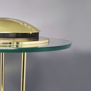 1980s Robert Sonneman "Saturn" Table Lamp for Gerorge Kovacs