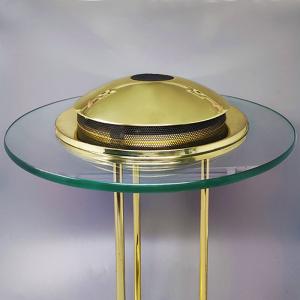 1980s Robert Sonneman "Saturn" Table Lamp for Gerorge Kovacs