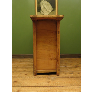 Antique Chinese Bleached Elm Altar Cabinet Late Qing Period 19th Century Cabinet