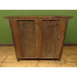 Antique Carved German Linen Chest Of Drawers With Fall Fronts, S.Kronthal & Sons