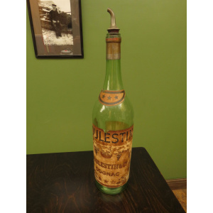 Large Antique French Boulestin Cognac Bottle