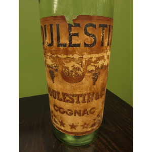 Large Antique French Boulestin Cognac Bottle