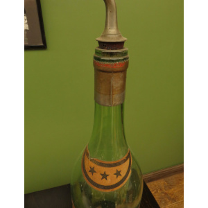 Large Antique French Boulestin Cognac Bottle