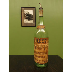 Large Antique French Boulestin Cognac Bottle