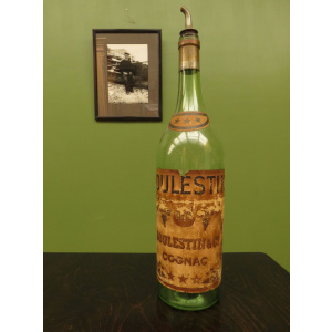Large Antique French Boulestin Cognac Bottle
