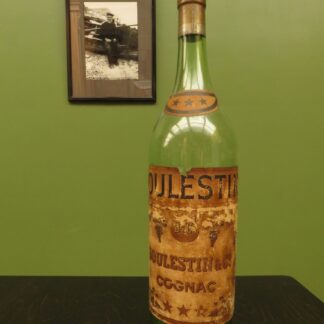 Large Antique French Boulestin Cognac Bottle
