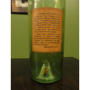 Large Antique French Boulestin Cognac Bottle