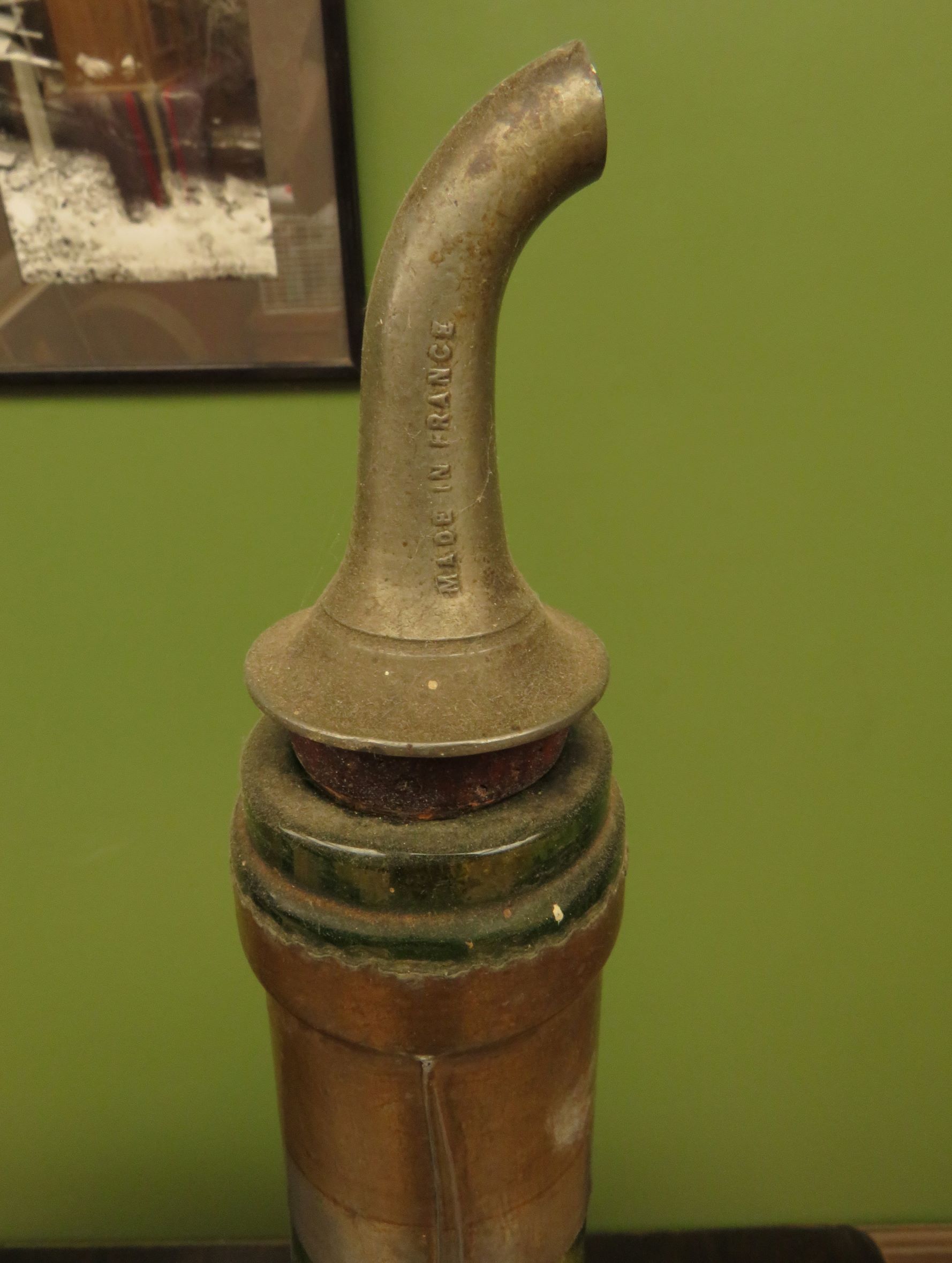 Large Antique French Boulestin Cognac Bottle