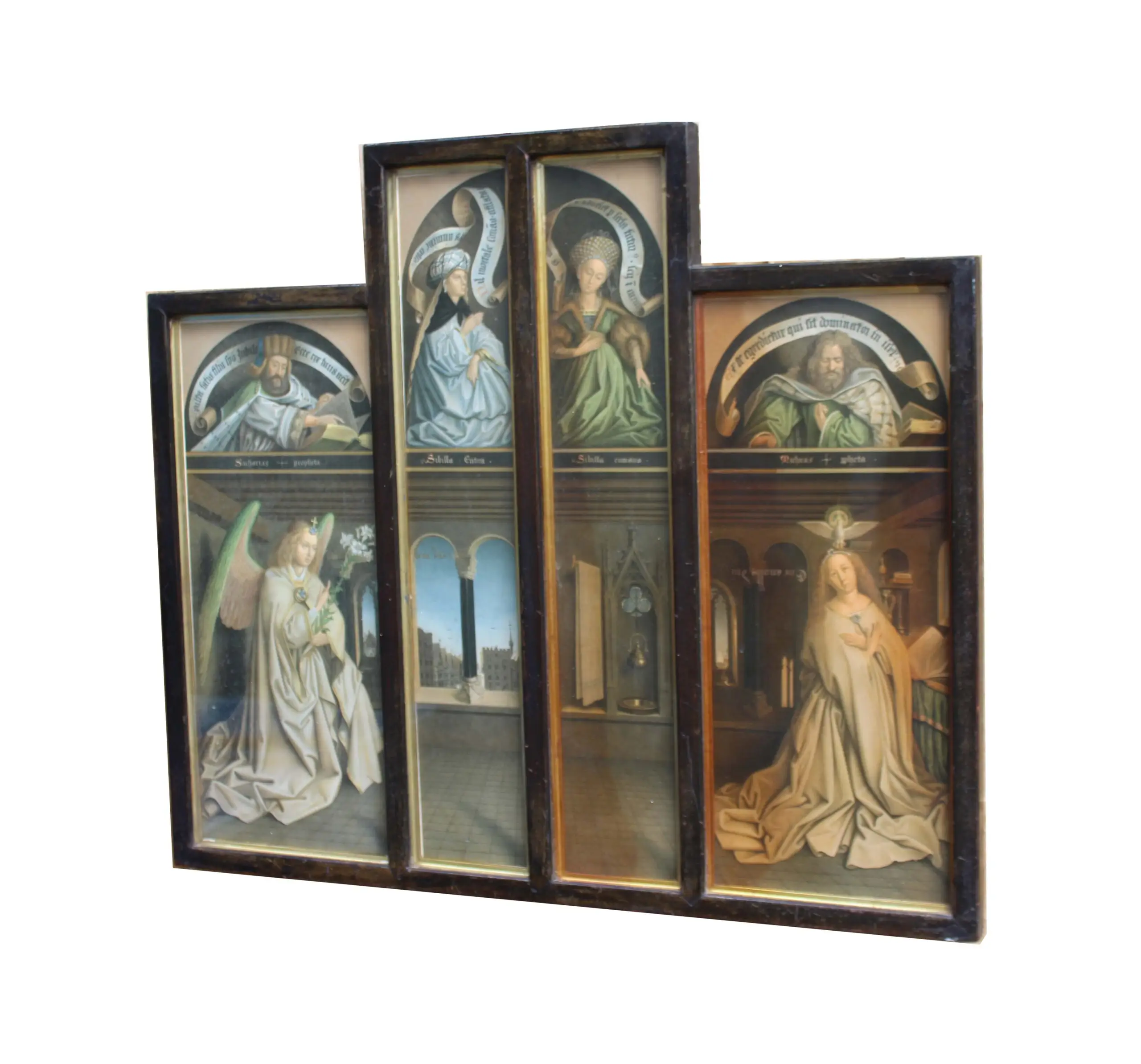 A Rare Arundel Society Chromolithograph Of The Annunciation