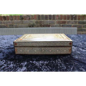 Fine Vintage Middle Eastern Inlaid Jewellery Box