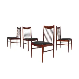 Mid Century Danish Dining Chairs model 422 by Arne Vodder