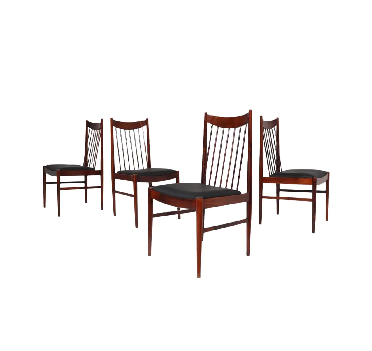 Mid Century Danish Dining Chairs model 422 by Arne Vodder