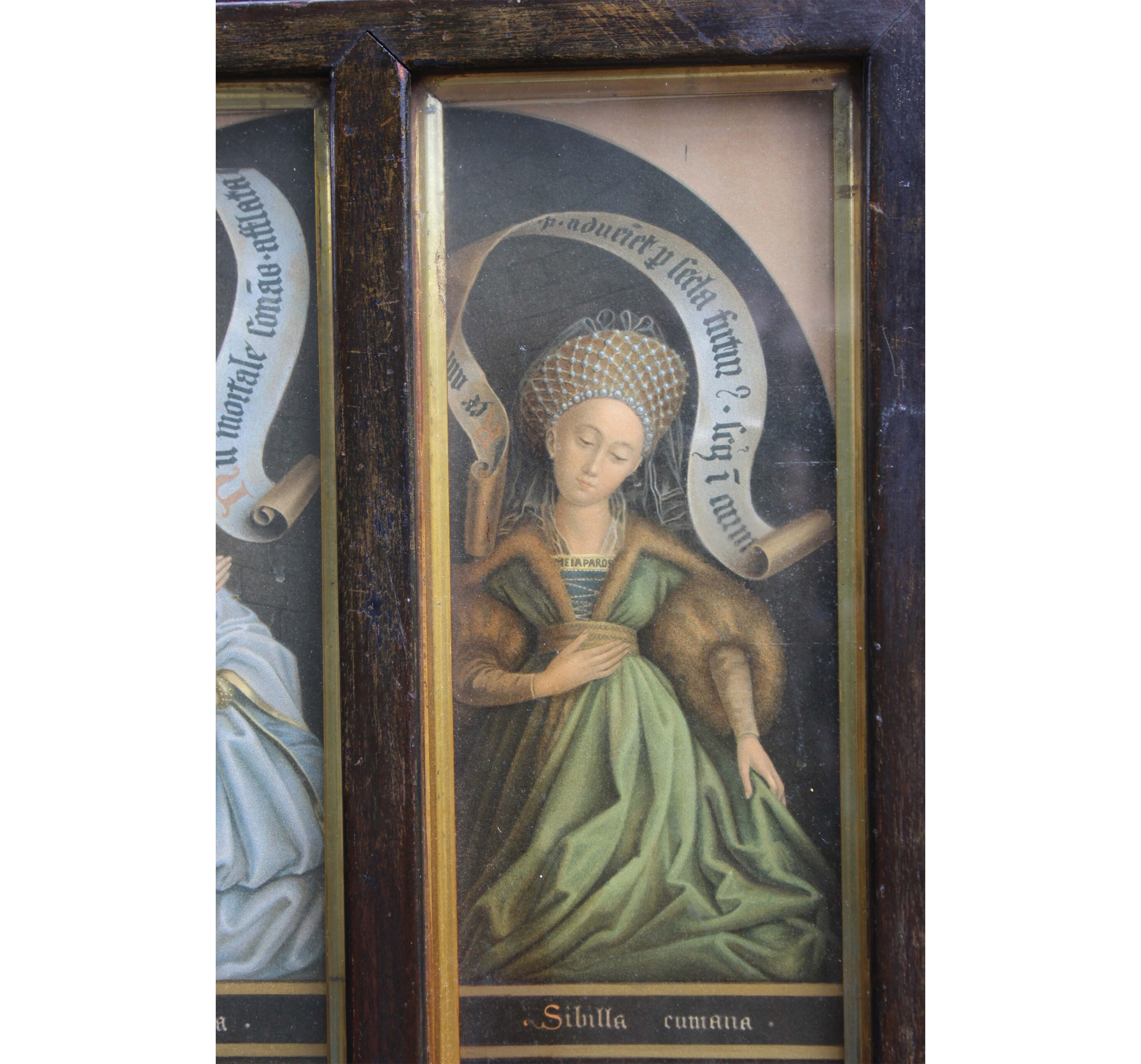 Rare Arundel Society Chromolithograph Of The Annunciation