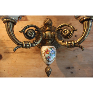 Pair Of French Ceramic Wall Sconces