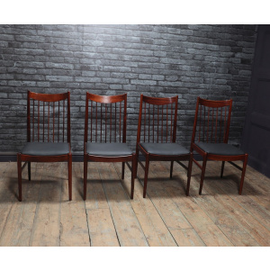 Mid Century Danish Dining Chairs Model 422 By Arne Vodder
