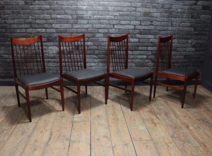Mid Century Danish Dining Chairs Model 422 By Arne Vodder - Image 3