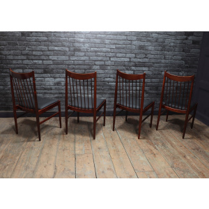 Mid Century Danish Dining Chairs Model 422 By Arne Vodder
