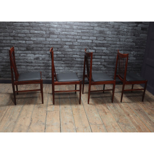 Mid Century Danish Dining Chairs Model 422 By Arne Vodder