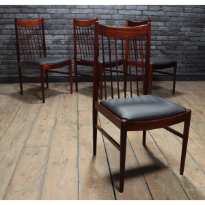 Mid Century Danish Dining Chairs Model 422 By Arne Vodder
