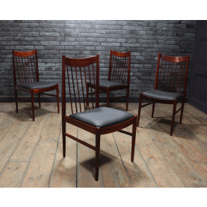 Mid Century Danish Dining Chairs Model 422 By Arne Vodder