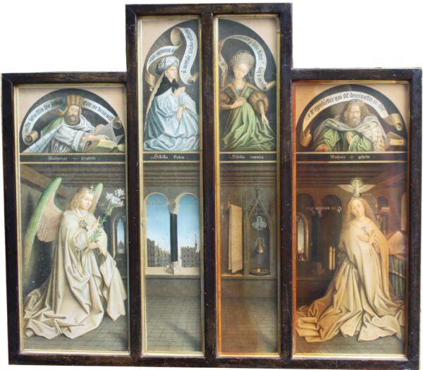 Rare Arundel Society Chromolithograph Of The Annunciation
