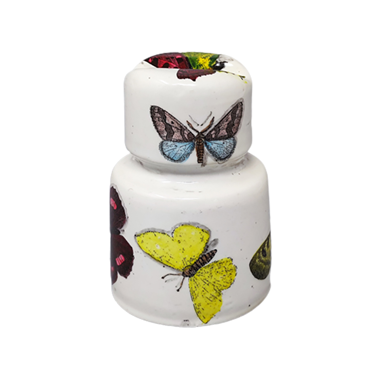 1950s Fornasetti Paperweight in Porcelain by Piero Fornasetti