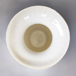 1960s Beige Vase by in Murano Glass. Made in Italy