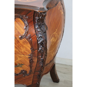 Chest of Drawers with Inlay Walnut, 1930s