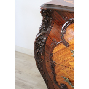Chest of Drawers with Inlay Walnut, 1930s