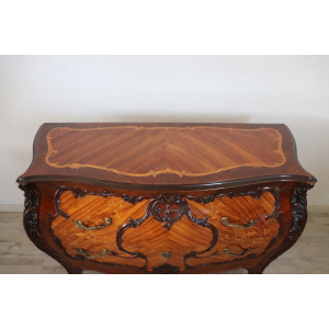 Chest of Drawers with Inlay Walnut, 1930s