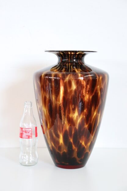 Large Italian Vase in Murano Art Glass, 1980s - Image 3