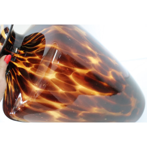 Large Italian Vase in Murano Art Glass, 1980s