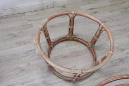 Vintage Lounge Chairs in Bamboo, 1980s, Set of 2 - Image 8